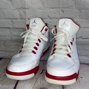 Nike Air Jordan Flight Origin 2 Basketball Shoes White Red Soles Mens